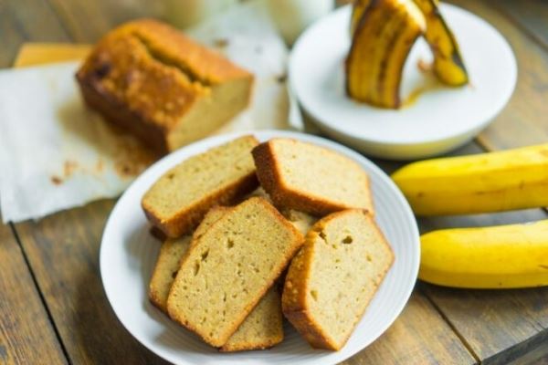 Банановый хлеб с ванилином и корицей в хлебопечке